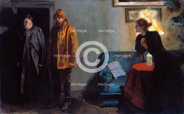 Eye-Witnesses, 1895. Creator: Christian Krohg.