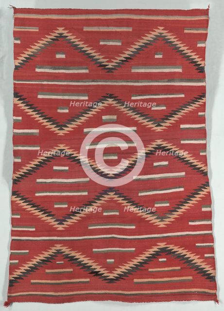 Eyedazzler Style Rug, c. 1890-1900. Creator: Unknown.