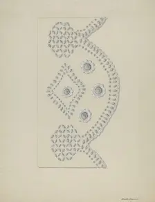 Eyelet Embroidery, c. 1937. Creator: Edith Towner