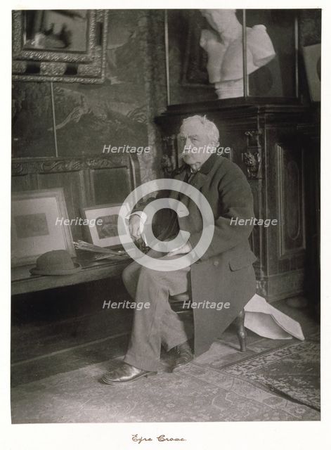 Eyre Crowe, ARA, c1889-1891. Creator: Ralph W Robinson.