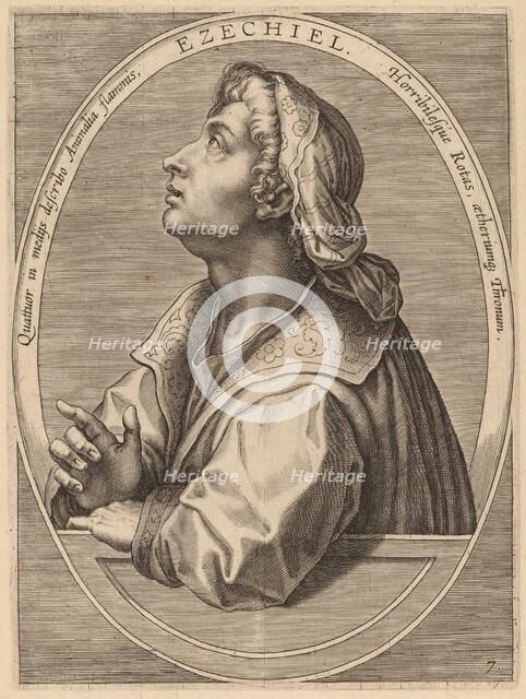 Ezechial, published 1613. Creator: Theodoor Galle.