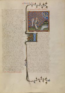 Ezekiel's Vision of the Tetramorph, about 1360-1370. Creator: Master of Jean de Mandeville