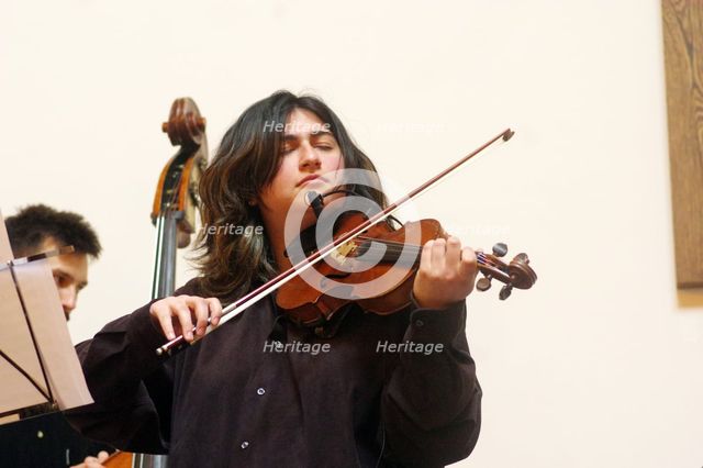 Ezo Sarici, Indo Jazz Fusion Revisited, Loughton Methodist Church, Loughton, Essex, 2024. Creator: Brian O'Connor.