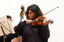 Ezo Sarici, Indo Jazz Fusion Revisited, Loughton Methodist Church, Loughton, Essex, 2024. Creator: Brian O'Connor