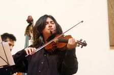 Ezo Sarici, Indo Jazz Fusion Revisited, Loughton Methodist Church, Loughton, Essex, 2024. Creator: Brian O'Connor