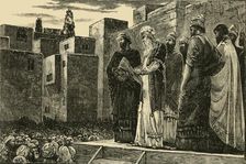 Ezra Reading the Law to the Jews 1890. Creator: Unknown