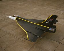 F-16XL with custom paint, USA, 1993. Creator: NASA