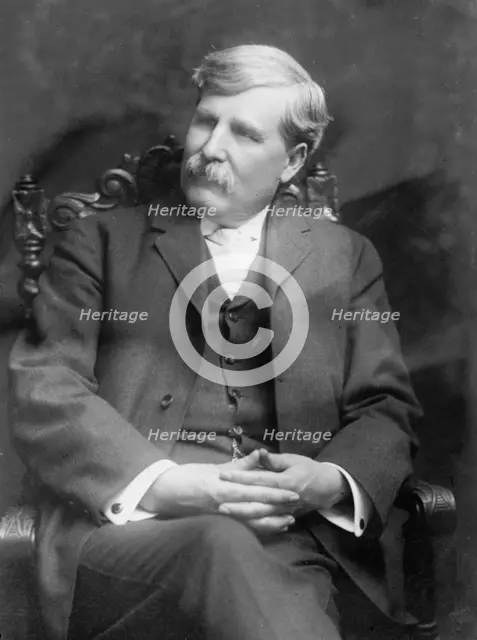 F.T. Gates, seated, 1910. Creator: Bain News Service.