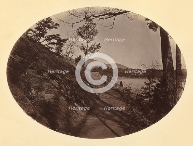F.W. 4 (Old Chain Battery Walk), West Point, New York, c.1867-1868. Creator: George K Warren.