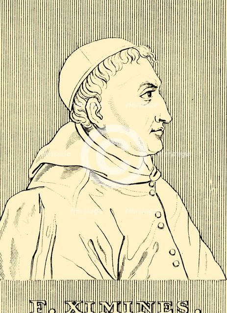 'F. Ximines', (1436- 1517), 1830. Creator: Unknown.