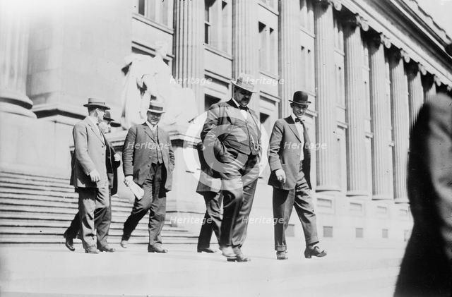 F.C. Webb, Pat Farrell, P.J. Morr, J.T. Butler, and M.J. Harmon, between c1910 and c1915. Creator: Bain News Service.