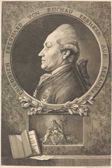 F.E. von Rochow, 1777. Creator: Daniel Nikolaus Chodowiecki