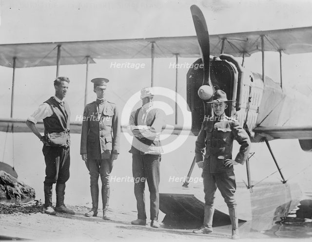 F.H. Burnside, Lt. Anthony Sunderland, J.D. Hill, Corp. C.T. Robbins, between c1915 and c1920. Creator: Bain News Service.