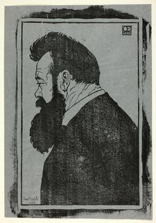 F. Hodler, 1904. Creator: Emil Orlik