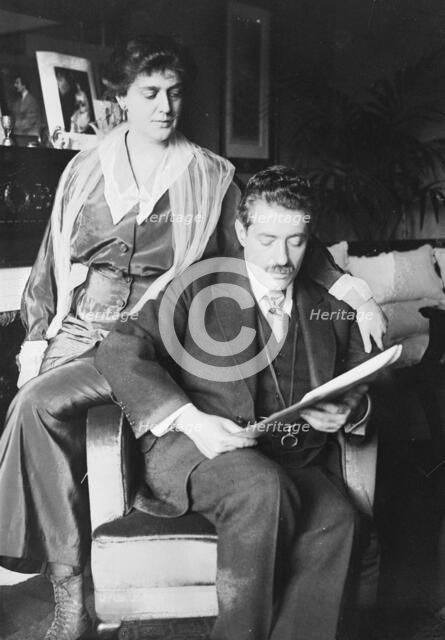 F. Kreisler & wife, 1917. Creator: Bain News Service.