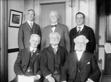 F.L. Brown, S.P. Leet, Rev. J.G. Holdcroft, Marion Lawrence, H.J. Heinz...between 1915 and 1919. Creator: Bain News Service