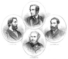 F. Leighton, A.R.A., E. W. Cooke, R.A., E. B. Stephens, A.R.A., P. H. Calderon, A.R.A., 1864. Creator: Unknown