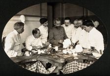 F Lejars demonstrating operation techniques, c1900s. Creator: Fontes