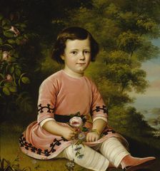 F. M. Maexmontan as a Child, 1850. Creator: Johan Erik Lindh