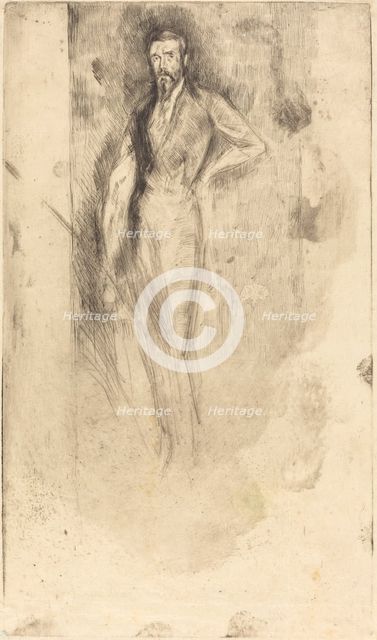 F. R. Leyland, c. 1870/1873. Creator: James Abbott McNeill Whistler.