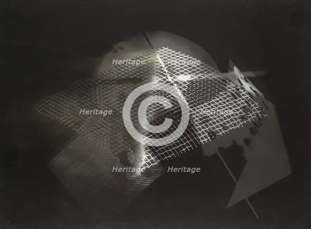 Fotogramm, 1922. Creator: Moholy-Nagy, Laszlo (1895-1946).