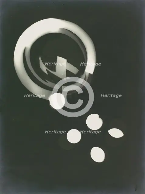 Fotogramm, 1925. Creator: Moholy-Nagy, Laszlo (1895-1946).