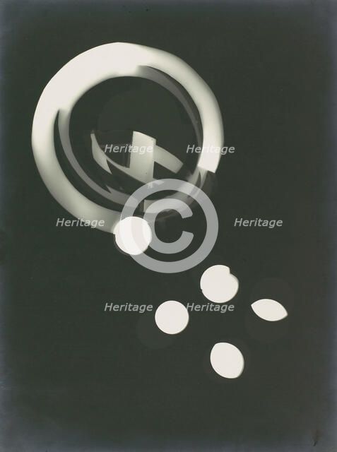 Fotogramm, 1925. Creator: Moholy-Nagy, Laszlo (1895-1946).
