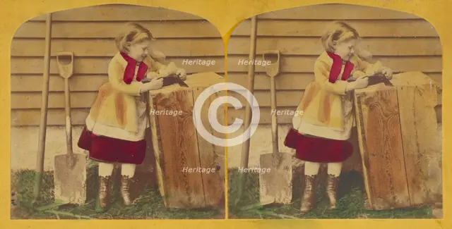 Found a Prize., about 1870. Creator: F. G. Weller.