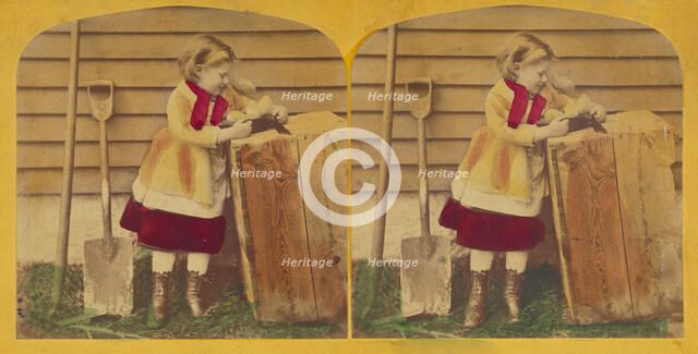 Found a Prize., about 1870. Creator: F. G. Weller.