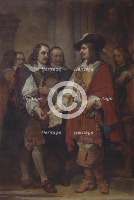 Foundation of the Antwerp Academy by David Teniers II, (c1663), 1862-1872. Creator: Nicaise de Keyser.