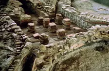 Foundation of a hypocaust, 3rd century