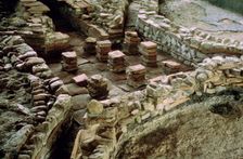 Foundation of a hypocaust, 3rd century