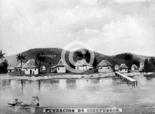 Foundation of Cienguegos, (1819), 1920s. Artist: Unknown.