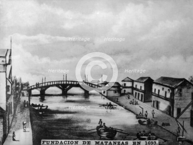 Foundation of Matanzas, (1693), 1920s. Artist: Unknown