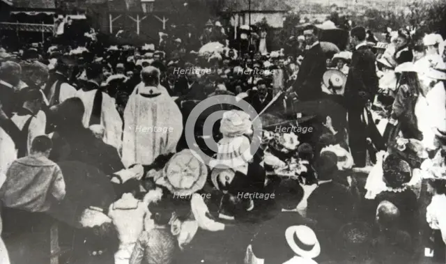 Foundation stone laying, St. Clement's Church, Mosman, 1902. Creator: Unknown.