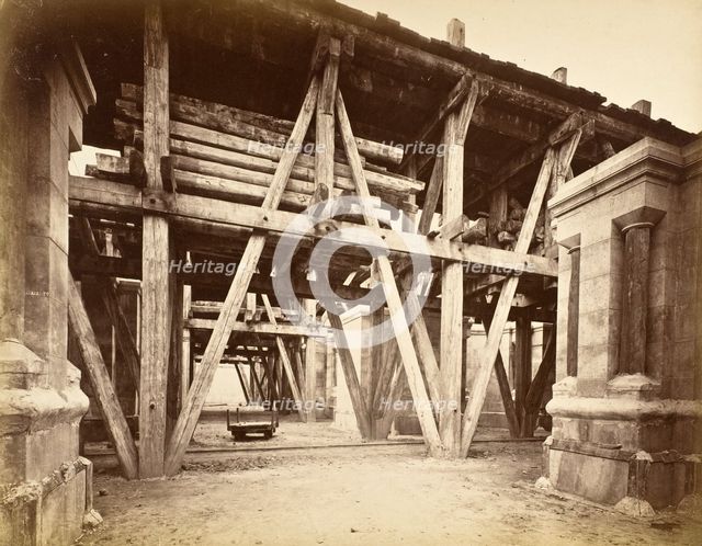 Foundations for Sacre-Coeur, c.1889. Creator: Louis-Emile Durandelle.
