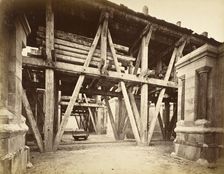 Foundations for Sacre-Coeur, c.1889. Creator: Louis-Emile Durandelle