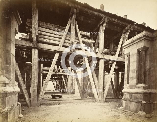 Foundations for Sacre-Coeur, c.1889. Creator: Louis-Emile Durandelle.