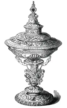 Founder's Cup, Emanuel College, Cambridge, 1850. Creator: Unknown