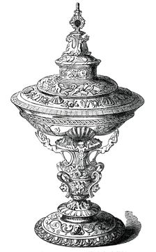 Founder's Cup, Emanuel College, Cambridge, 1850. Creator: Unknown