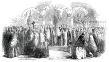 Founding of the The New School at Loughborough - the Procession, 1850. Creator: Unknown