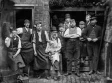 Foundry workers, King Street, Maidenhead, Windsor and Maidenhead, 1860-1922. Creator: Henry Taunt