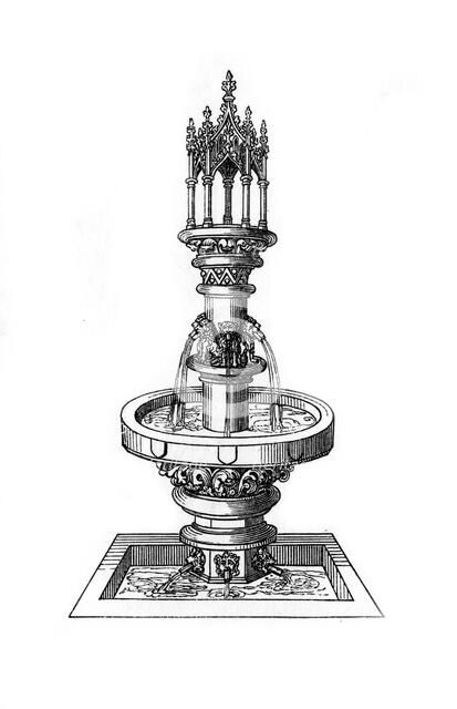Fountain, 1470-1483, (1843).Artist: Henry Shaw