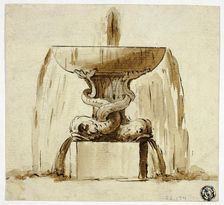Fountain, 1826-1876. Creator: Théophile Fragonard