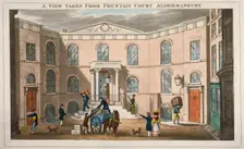 Fountain Court, Aldermanbury, City of London, 1830. Artist: Anon
