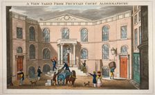Fountain Court, Aldermanbury, City of London, 1830. Artist: Anon