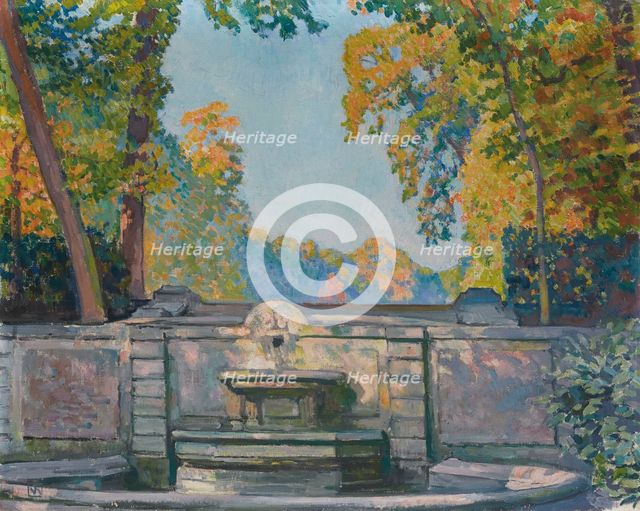 Fountain, ca 1917-1922. Creator: Rysselberghe, Théo van (1862-1926).