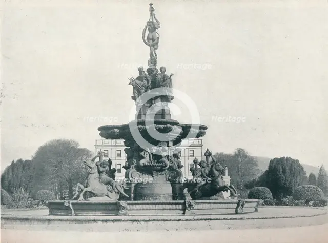 'Fountain at Curraghmore, The Seat of the Most Hon. the Marquess of Waterford', c1915. Artist: Leonard Willoughby.