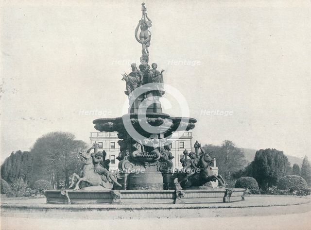 'Fountain at Curraghmore, The Seat of the Most Hon. the Marquess of Waterford', c1915. Artist: Leonard Willoughby.