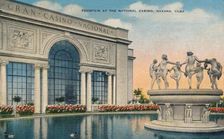 Fountain at the National Casino, Havana, Cuba c1910